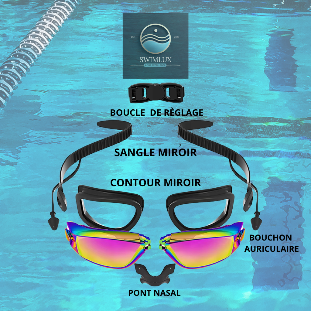 SwimSecure ARENA – Vision Claire, Confort Absolu, Performance Maximale