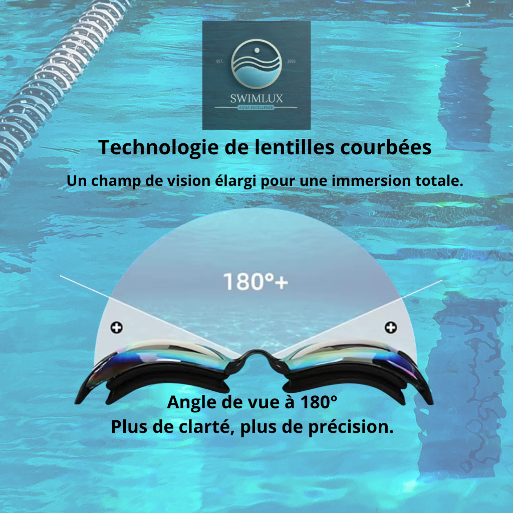 SwimSecure ARENA – Vision Claire, Confort Absolu, Performance Maximale